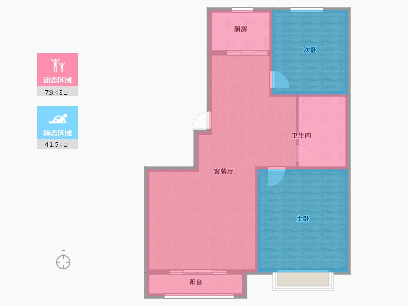 河北省-承德市-丽景华庭二期-110.44-户型库-动静分区