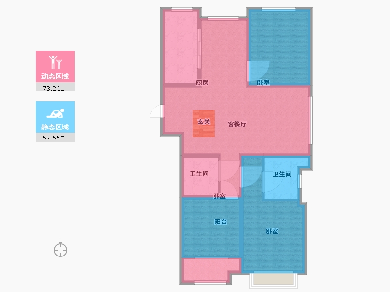 山西省-太原市-海尔产城创国际广场-118.19-户型库-动静分区