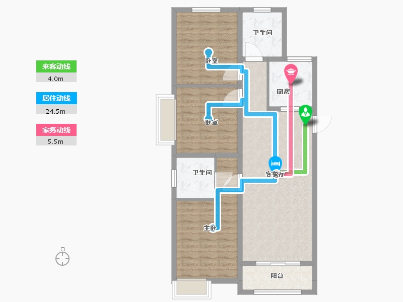 山西省-太原市-望府-93.02-户型库-动静线