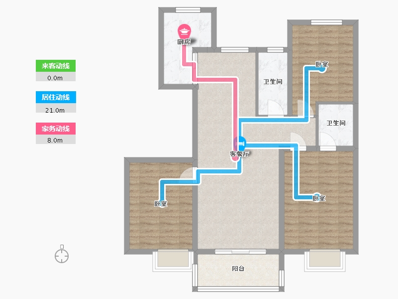 河北省-沧州市-荣盛锦绣学府-99.21-户型库-动静线