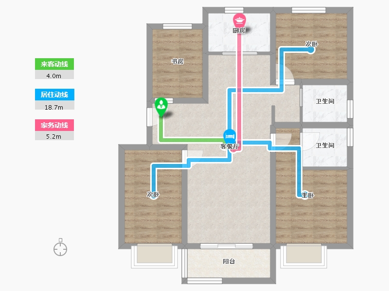 河北省-衡水市-名门檀香小镇-85.23-户型库-动静线