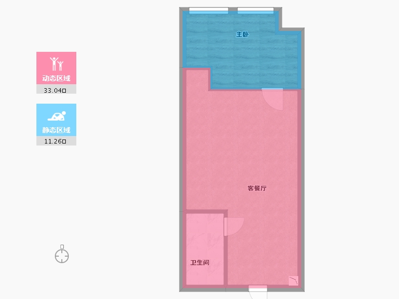 山西省-太原市-聚瑞星城-40.00-户型库-动静分区