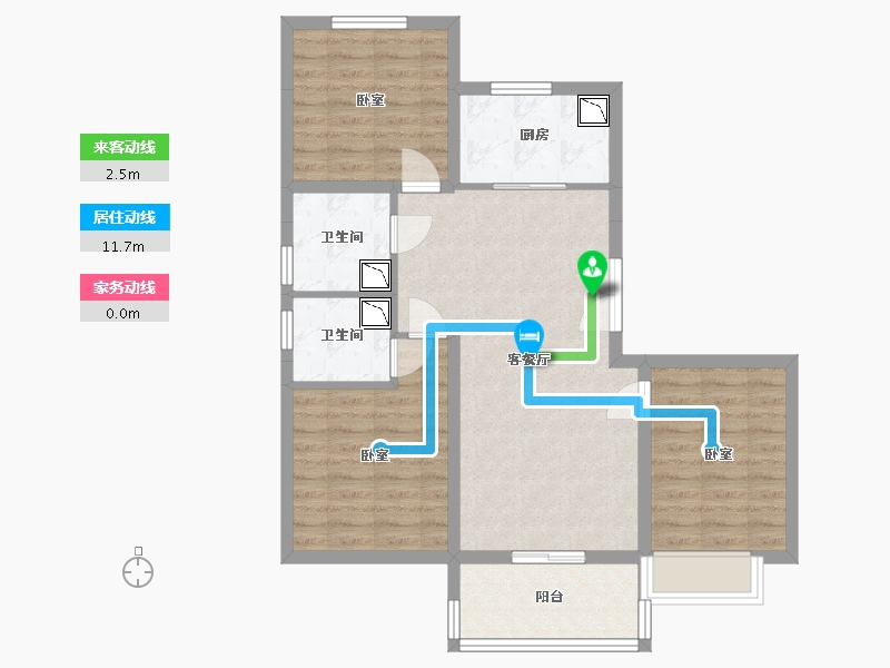 河北省-沧州市-荣盛锦绣学府-79.31-户型库-动静线