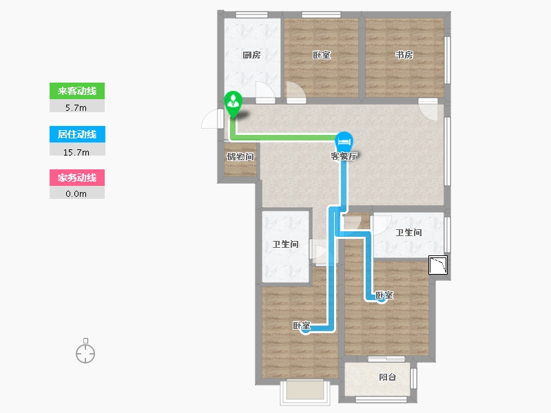 山西省-太原市-融创太原府-105.40-户型库-动静线