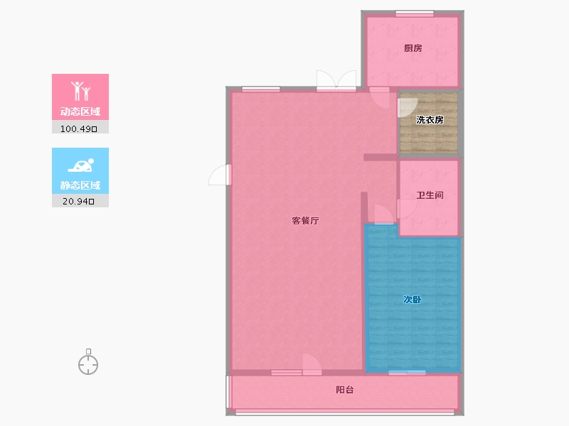 河北省-保定市-天业悦山湖-117.10-户型库-动静分区