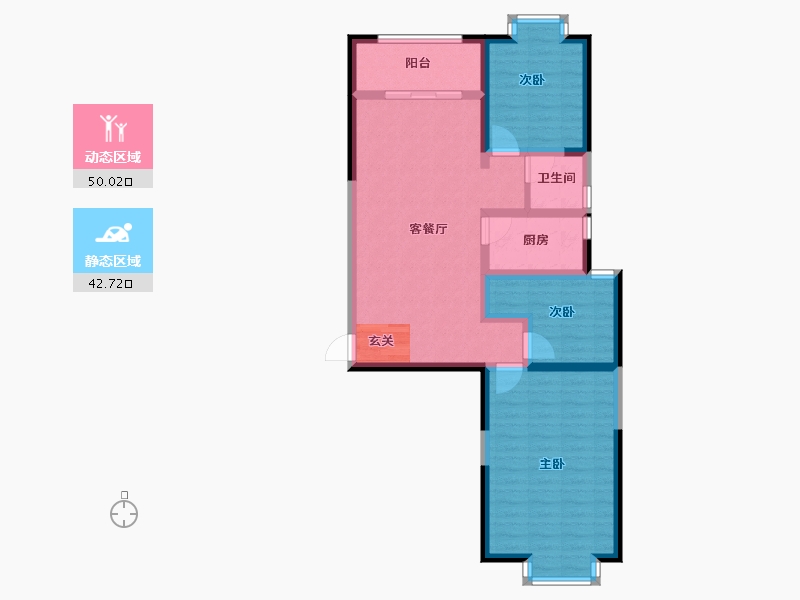 云南省-昆明市-世豪香颂时光-82.39-户型库-动静分区