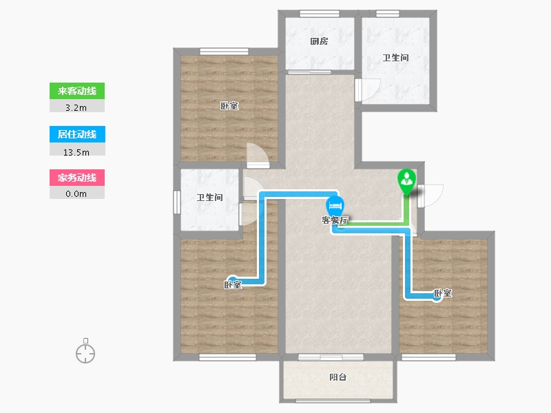 河北省-沧州市-润森紫御府-96.01-户型库-动静线