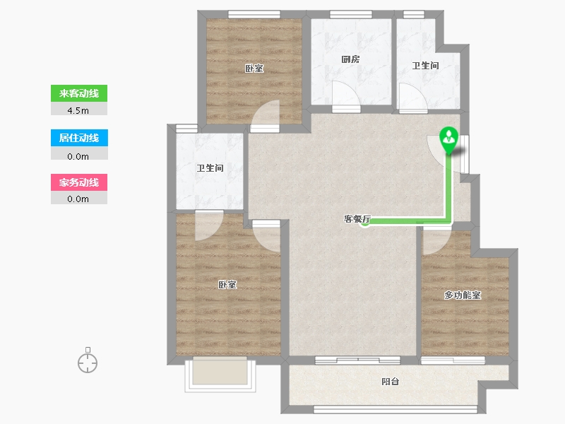 河北省-邯郸市-泽信云樾天著-92.00-户型库-动静线