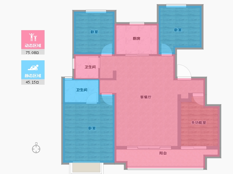 河北省-邯郸市-泽信云樾天著-108.00-户型库-动静分区