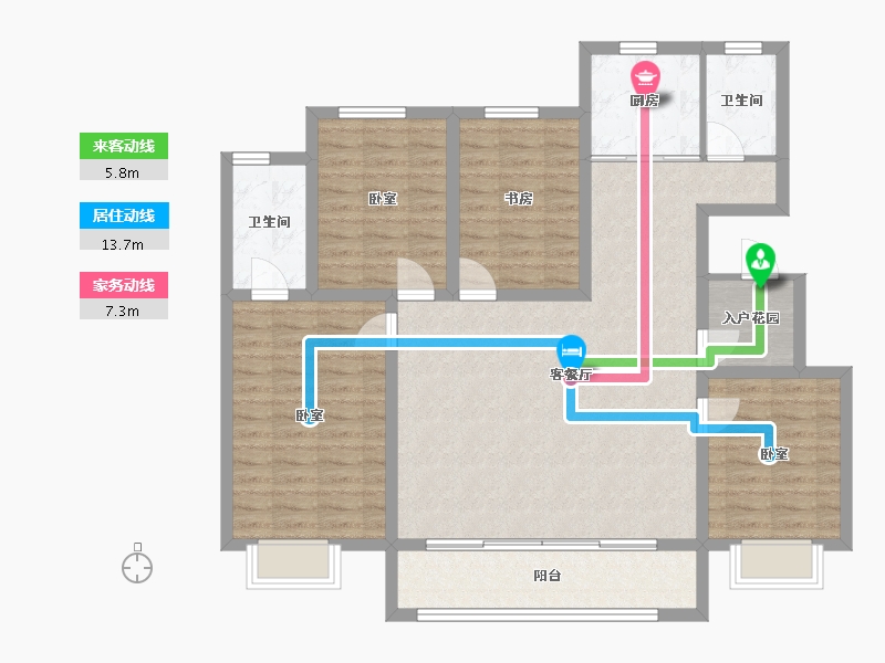 河北省-沧州市-百丰瑞府-112.57-户型库-动静线