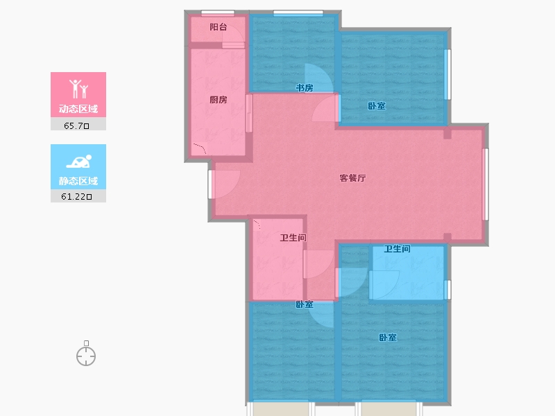 山西省-太原市-保利梧桐语-114.00-户型库-动静分区