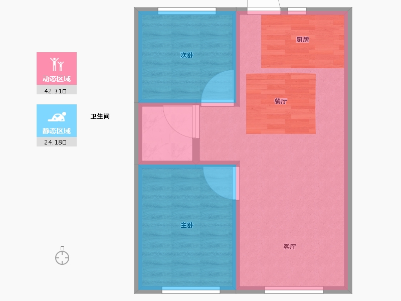 河北省-石家庄市-启航小镇-59.99-户型库-动静分区