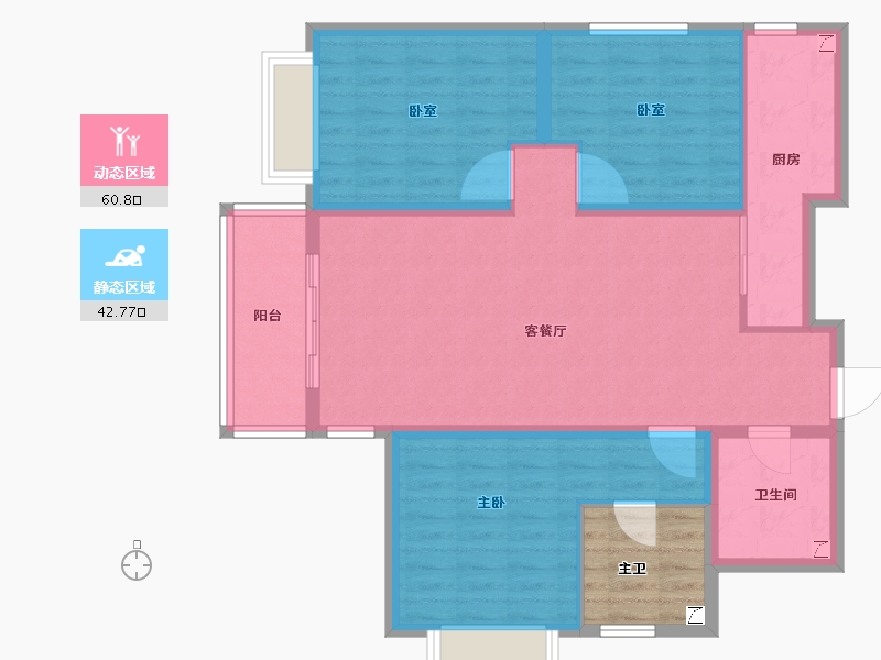 河北省-邯郸市-龙御湾-98.00-户型库-动静分区