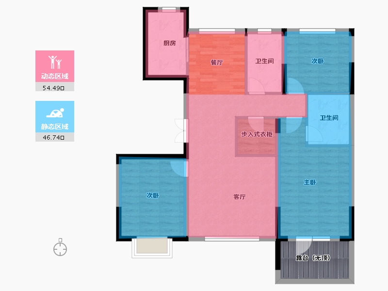 河北省-保定市-易水悦府-98.14-户型库-动静分区