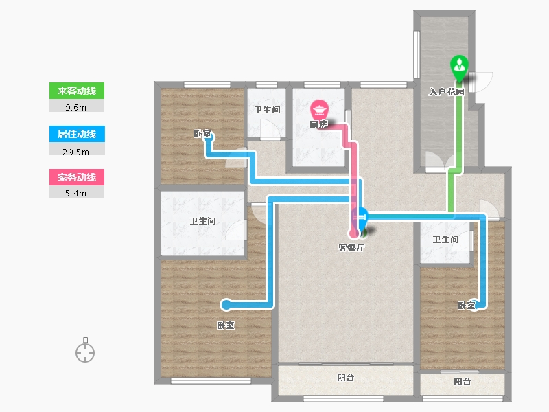 河北省-邢台市-东胜龙岗天域-149.11-户型库-动静线