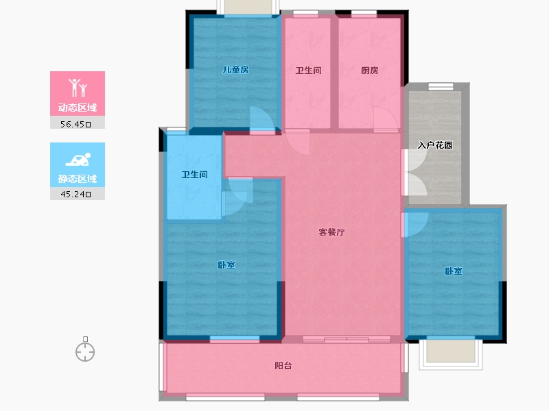 云南省-保山市-腾冲映象-96.71-户型库-动静分区