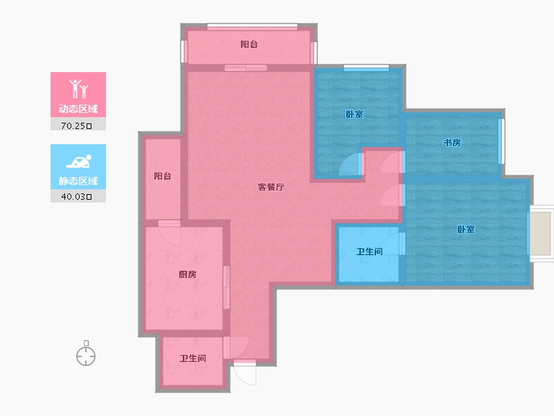 云南省-昆明市-旅泰荷樾-97.03-户型库-动静分区