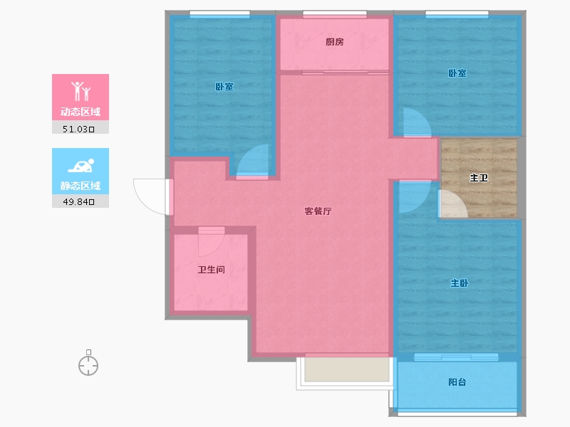 河北省-邯郸市-龙御湾-96.00-户型库-动静分区