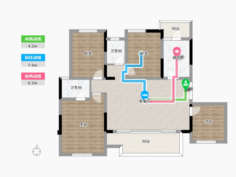 四川省-成都市-中粮天府智慧城-112.30-户型库-动静线