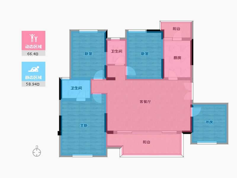 四川省-成都市-中粮天府智慧城-112.30-户型库-动静分区