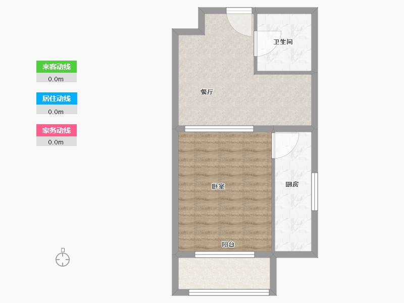 河北省-保定市-紫竹苑-53.30-户型库-动静线