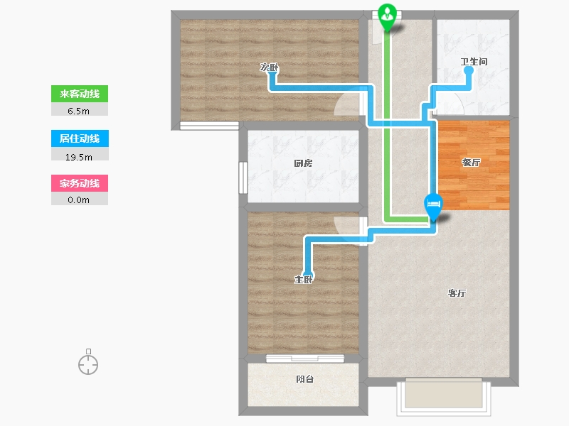 河北省-保定市-紫竹苑-77.80-户型库-动静线