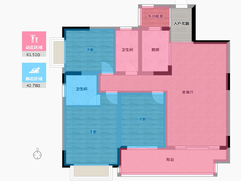 广西壮族自治区-桂林市-东舜状元世家-96.36-户型库-动静分区