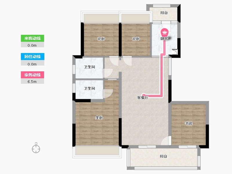 贵州省-贵阳市-天一观山阅-99.21-户型库-动静线