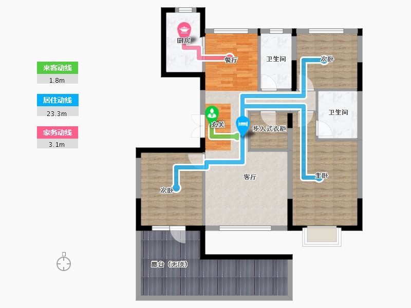 河北省-保定市-易水悦府-110.79-户型库-动静线