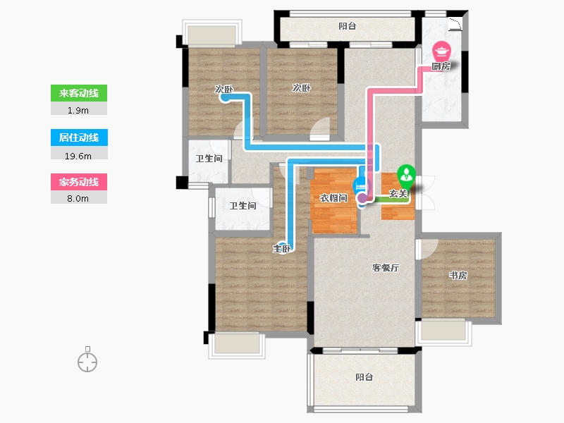 四川省-成都市-铁投牧山溪岸-117.00-户型库-动静线