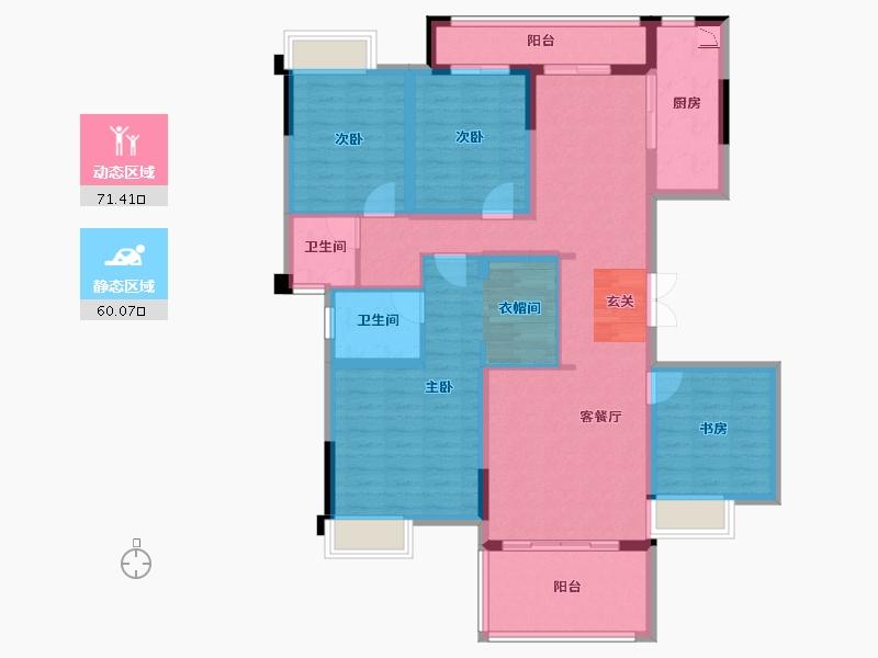 四川省-成都市-铁投牧山溪岸-117.00-户型库-动静分区