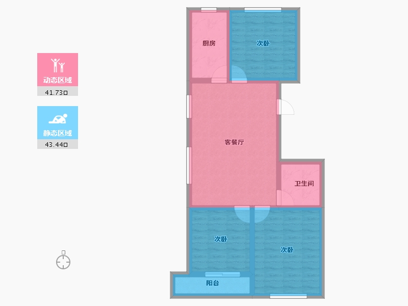 河北省-承德市-御水卧龙湾-75.67-户型库-动静分区