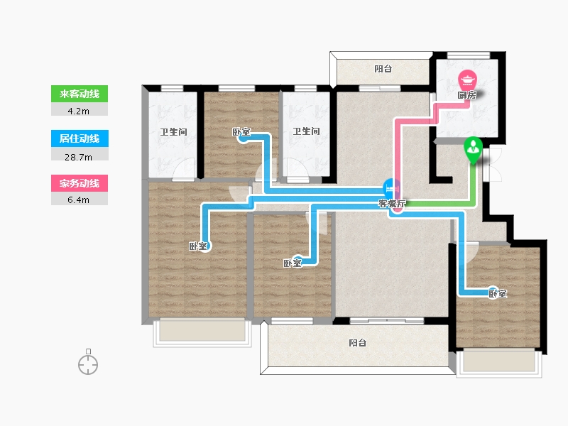 四川省-成都市-华润置地理想之城-120.37-户型库-动静线