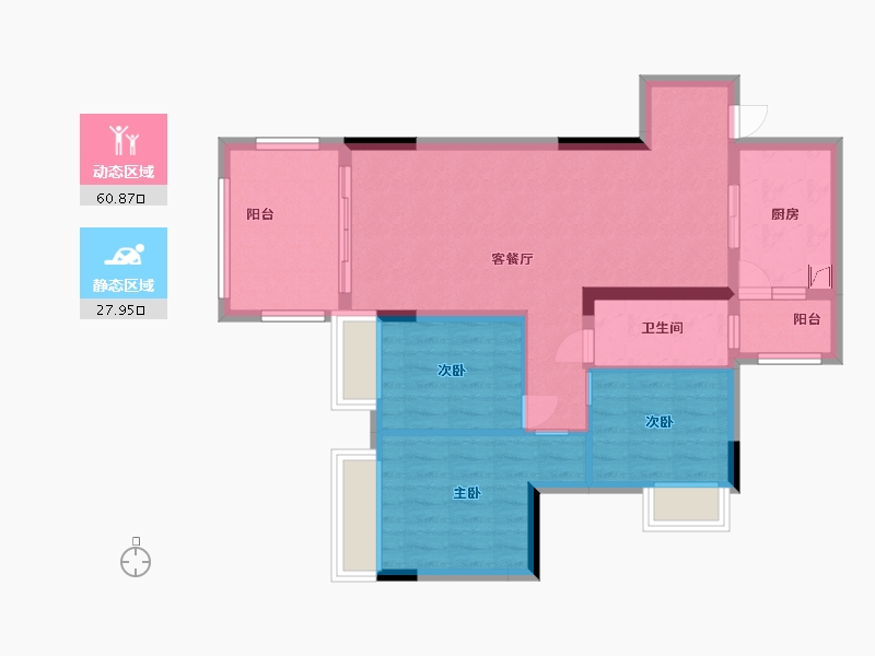 贵州省-贵阳市-广大城-79.00-户型库-动静分区