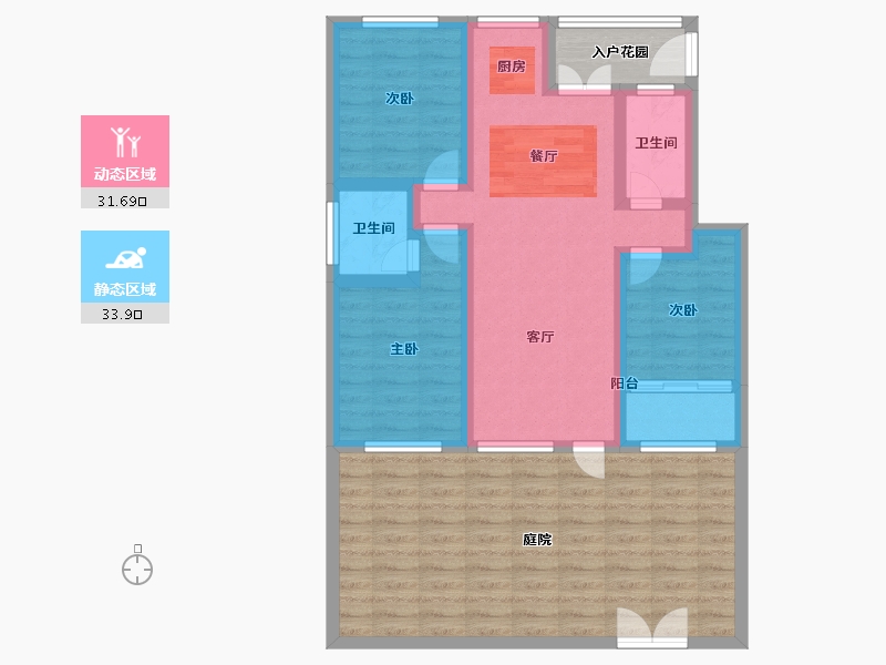 河北省-石家庄市-启航小镇-92.01-户型库-动静分区