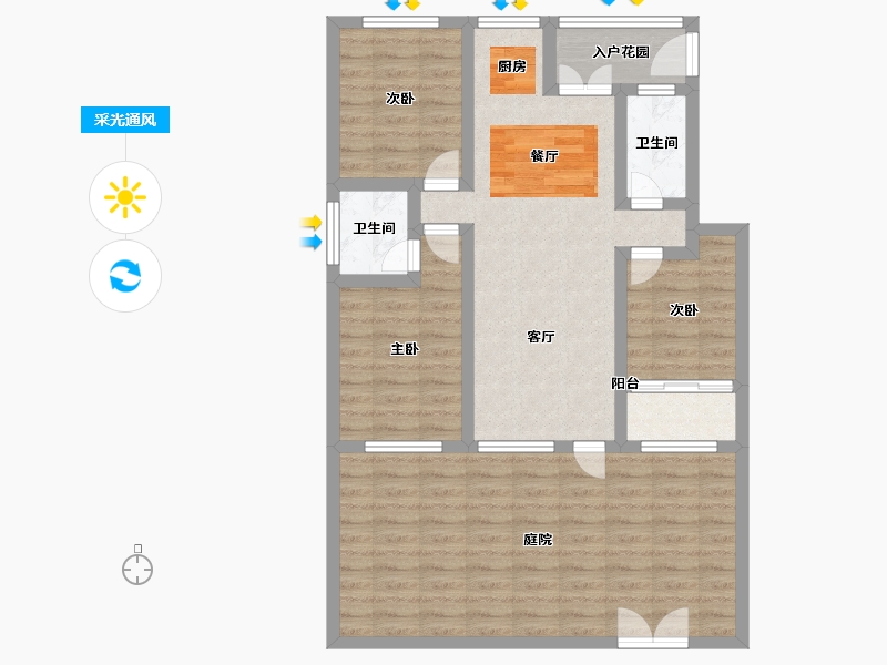 河北省-石家庄市-启航小镇-92.01-户型库-采光通风