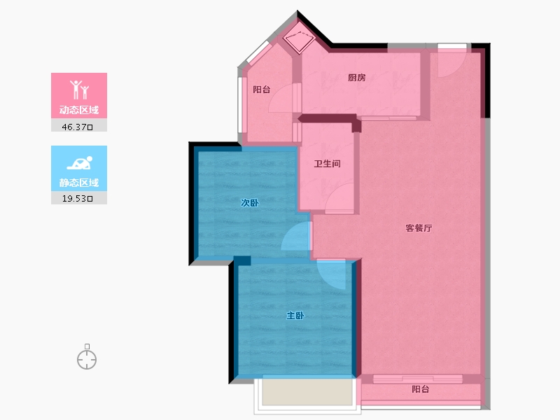 广东省-惠州市-聚泰启程-57.99-户型库-动静分区