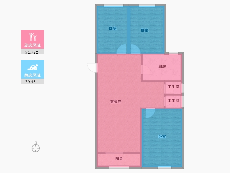 河北省-邢台市-邢襄1903-82.62-户型库-动静分区