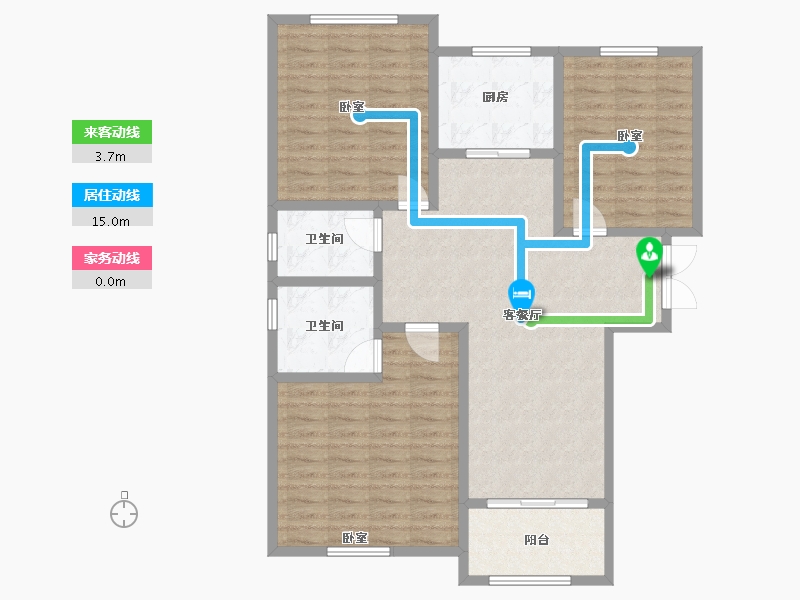 河北省-邢台市-永康城-98.00-户型库-动静线