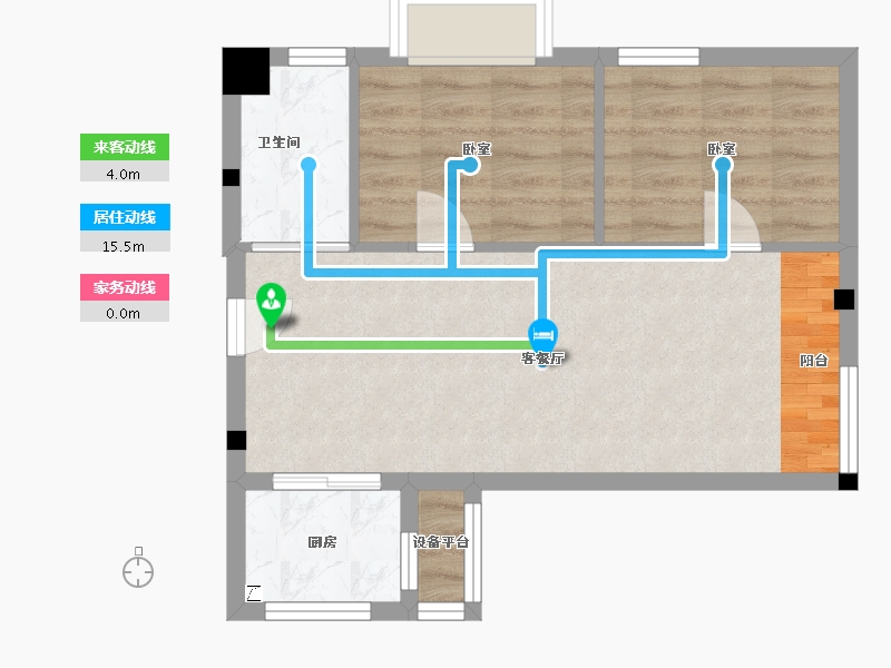 广东省-汕头市-中海寰宇天下-50.36-户型库-动静线