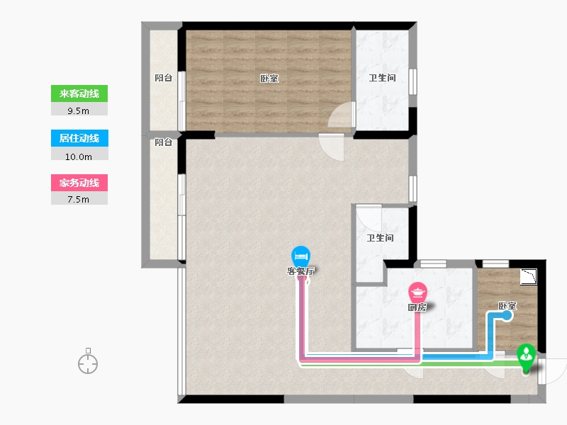 四川省-成都市-光华壹号-92.82-户型库-动静线