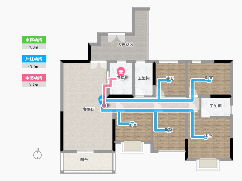 广西壮族自治区-玉林市-中建伴山壹号-122.18-户型库-动静线