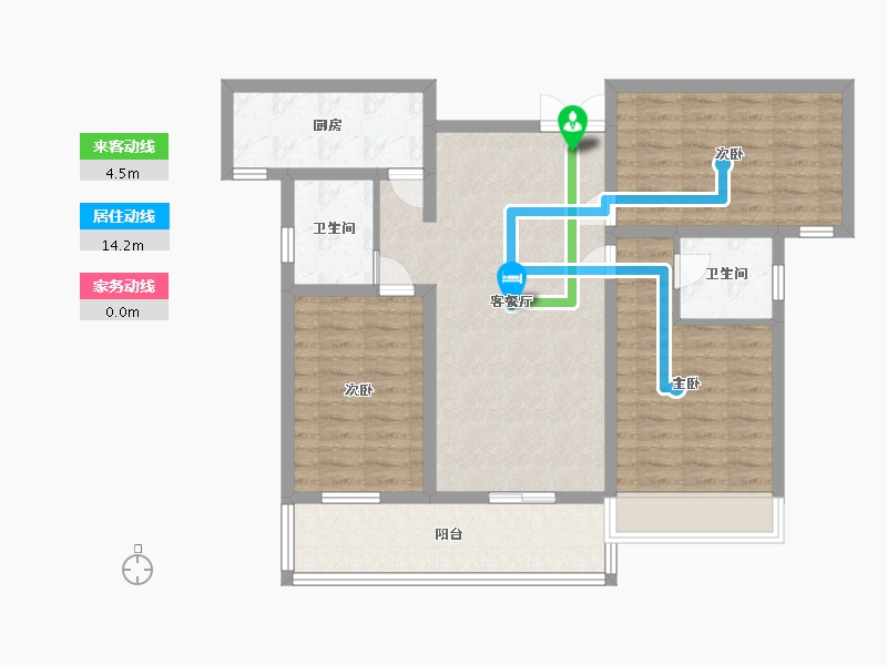 河南省-周口市-众恒华府-94.40-户型库-动静线