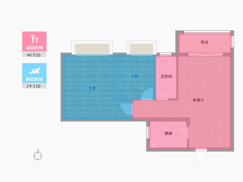 广西壮族自治区-柳州市-观山福邸-57.98-户型库-动静分区