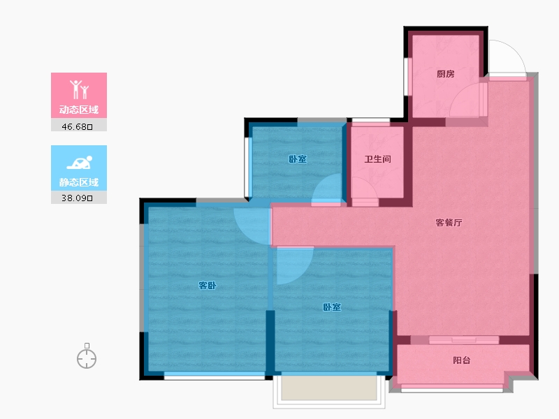 湖南省-常德市-星语林·创客大街-75.38-户型库-动静分区