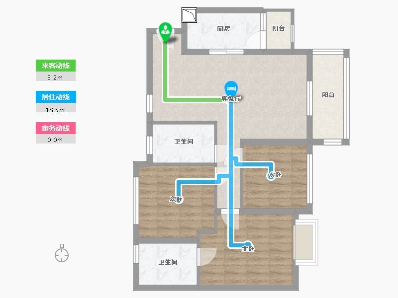 四川省-成都市-昌建星悦城-77.73-户型库-动静线