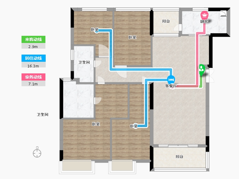 广东省-深圳市-宝能城-114.00-户型库-动静线