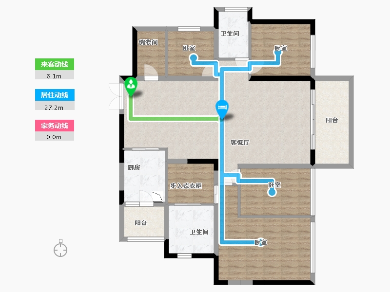 广东省-深圳市-宝能城-132.00-户型库-动静线