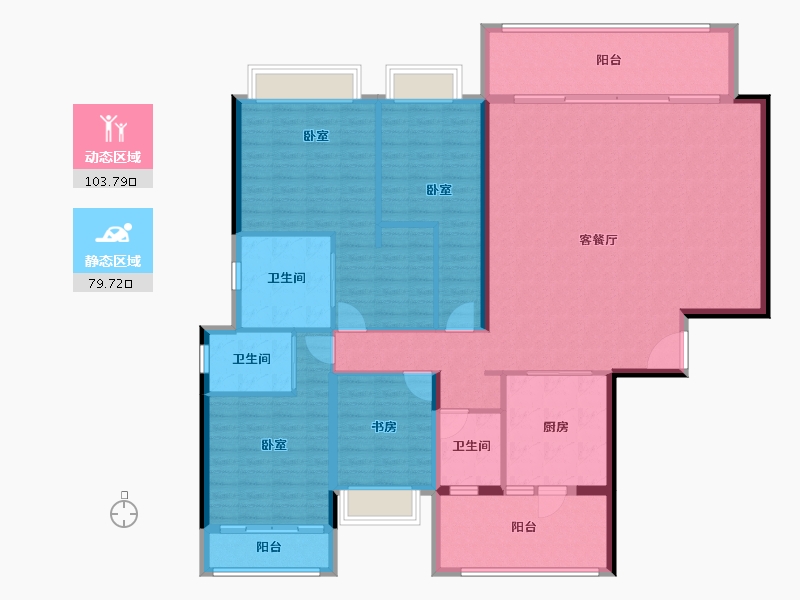 广东省-汕头市-中海寰宇天下-168.11-户型库-动静分区