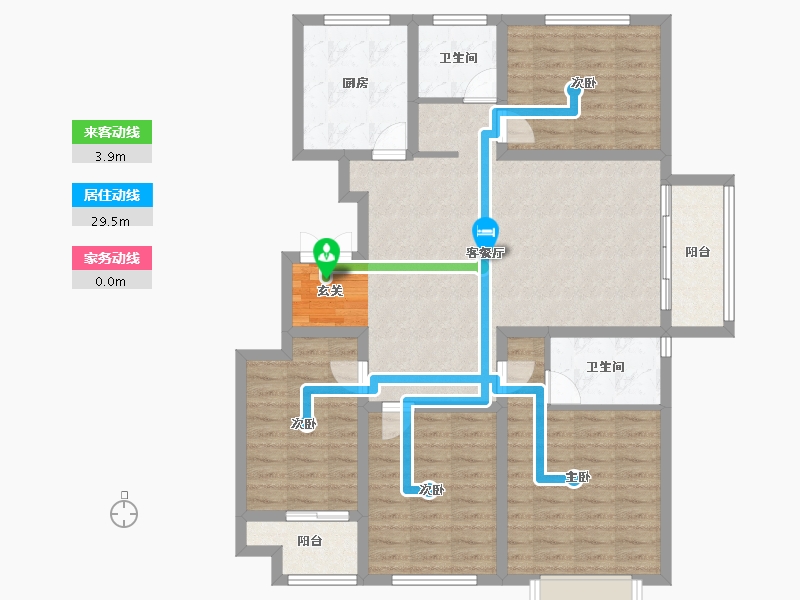 山东省-泰安市-鲁投尚府-112.03-户型库-动静线